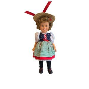 Vintage 1972 Ideal Toy Corp 17" Shirley Temple Heidi Doll ST-14-H-213
